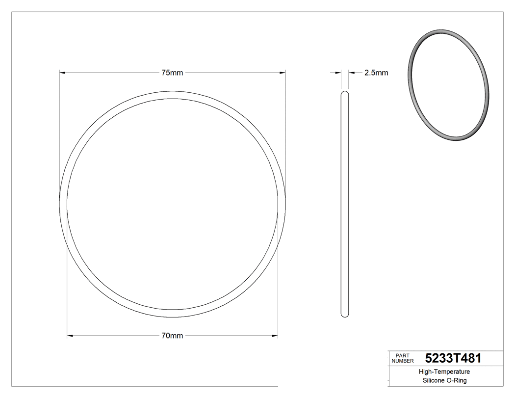 Technical drawing - 5233T481